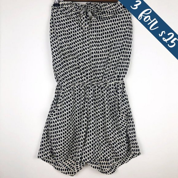 Fashion Web Pants - 3/$25 Smocked Animal Spot Strapless Keyhole Romper